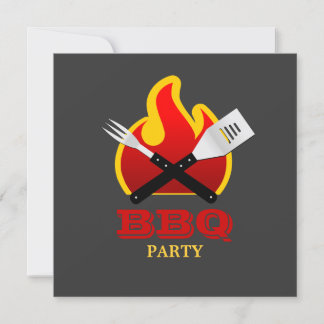 Barbecue Grill Party invitation
