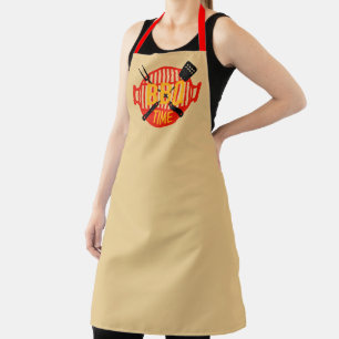 Barbecue Grill Time Fork Spatula Tools Apron