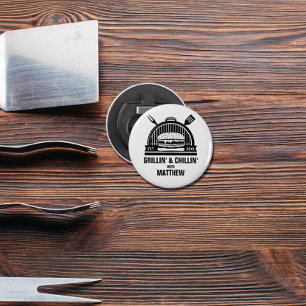 Barbecue Grillin' & Chillin Bachelor Party Bottle Opener