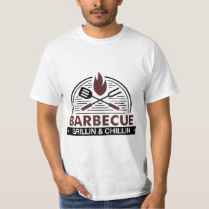 Barbecue "Grillin & Chillin"  T-Shirt