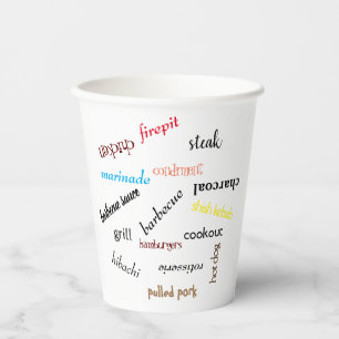 Barbecue Grilling Paper Cups