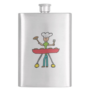 Barbecue Grillmaster BBQ Hip Flask
