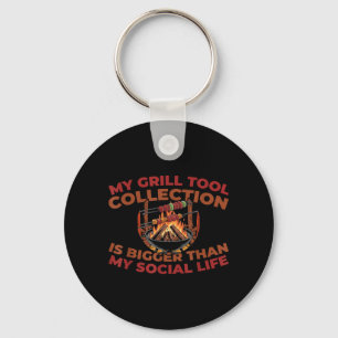 Barbecue Grillmaster - Grilling Grill BBQ 4 Key Ring