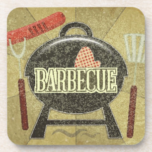 Barbecue Menu Coaster