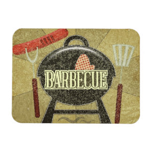 Barbecue Menu Magnet