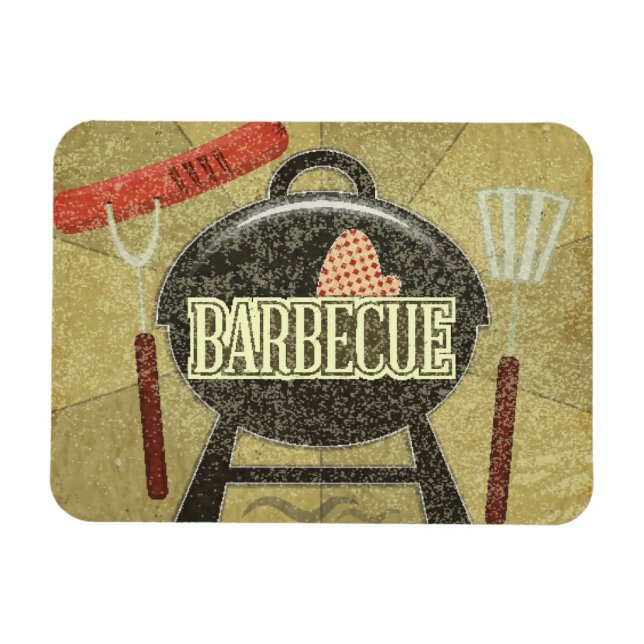 Barbecue Menu Magnet (Horizontal)