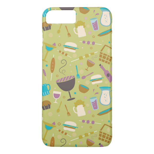 Barbecue Pattern Case-Mate iPhone Case (Back)