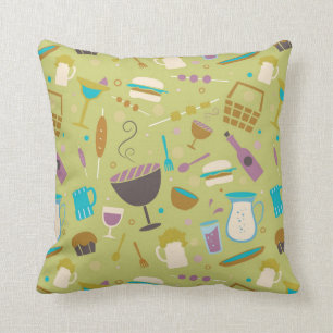 Barbecue Pattern Cushion