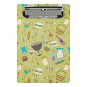 Barbecue Pattern Mini Clipboard