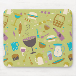 Barbecue Pattern Mouse Mat