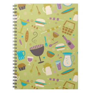 Barbecue Pattern Notebook