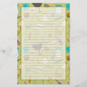 Barbecue Pattern Stationery