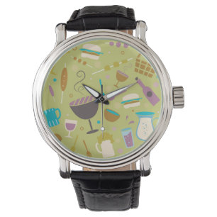 Barbecue Pattern Watch