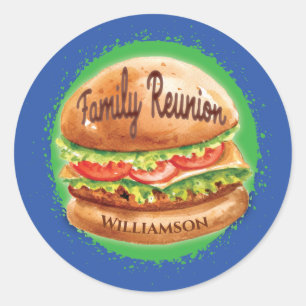 Barbecue Picnic Family Reunion Sticker