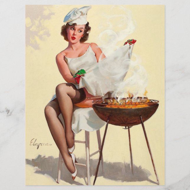 Barbecue Pin-Up Girl (Front)