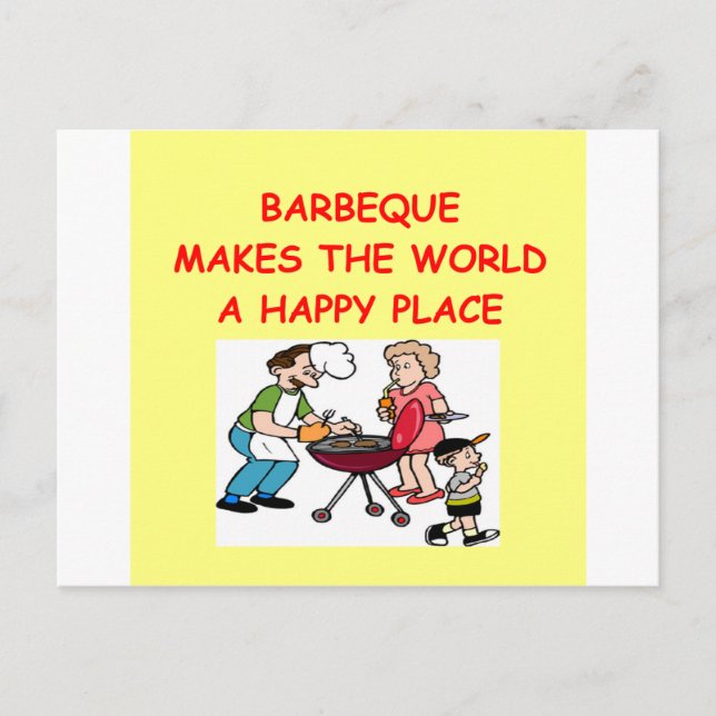 barbecue postcard (Front)