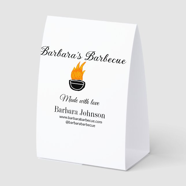 Barbecue restaurant kitchen social media website n (Front)