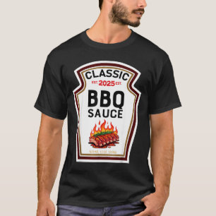 Barbecue sauce halloween costume family matching  T-Shirt