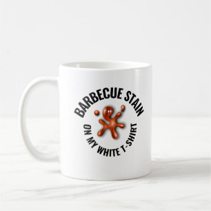 Barbecue Stain on my white Coffee Mug