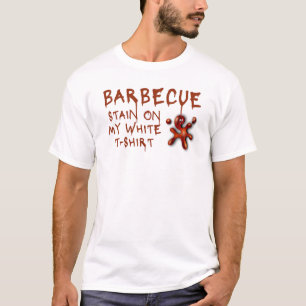 Barbecue Stain on my white T-Shirt