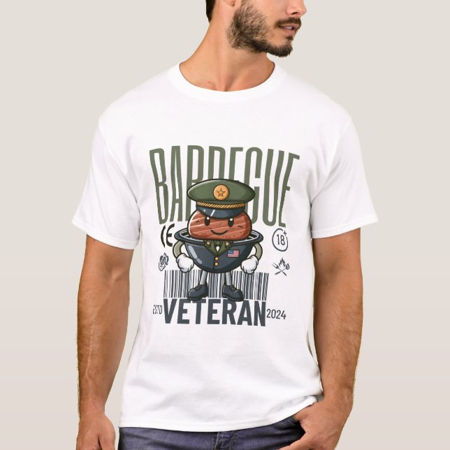 Barbecue veteran T-Shirt (Front)