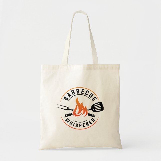 Barbecue Whisperer Tote Bag (Front)