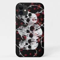 Barbed Skulls Custom iphone 5 Case