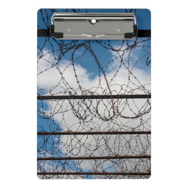 Barbed Wire Fence Mini Clipboard (Front)
