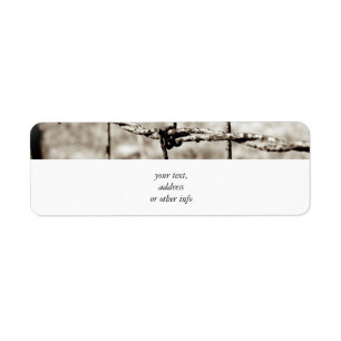 Barbed Wire Fencing (Sepia)