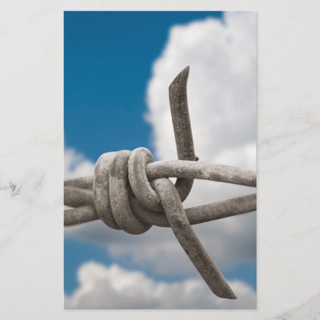 Barbed wire flyer (Front)