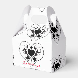 Barbed Wire Heart Black Spades Thunder_Cove  Favour Box