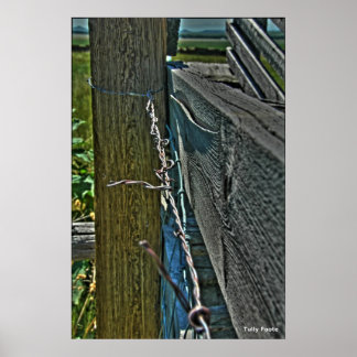 Barbed Wire Poster