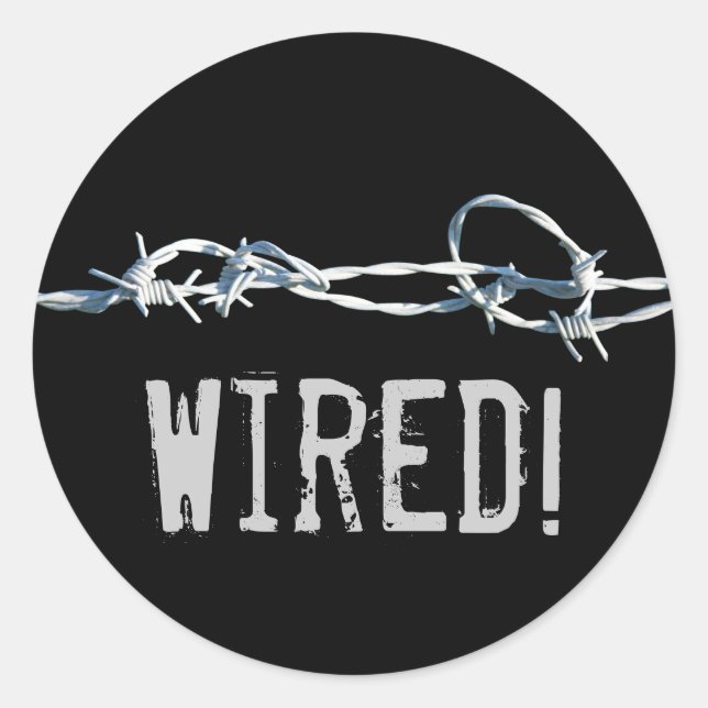 Barbed Wire Sticker (Front)