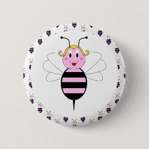 BarBee Bumble Bee Button