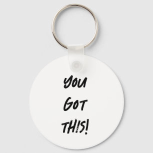 Barbell 45-lb plate "GYM TIME" for a gym person Key Ring