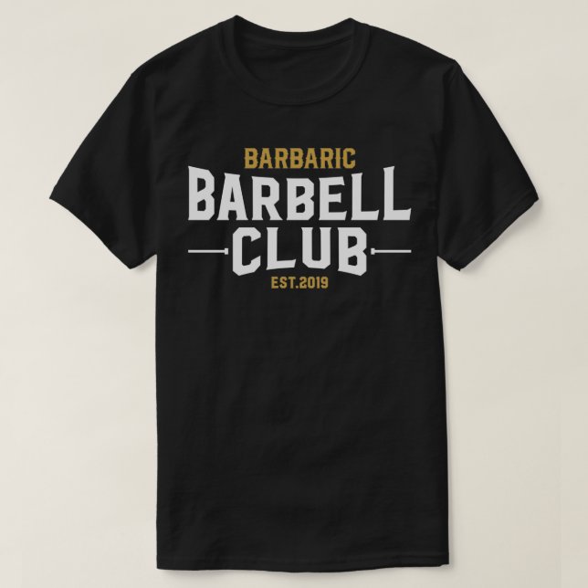 Barbell Club  T-Shirt (Design Front)