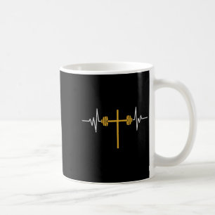 Barbell Cross Dumbbell Jesus Funny Christian Worko Coffee Mug