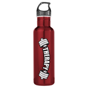 Barbell - THERAPY - Workout Inspirational 710 Ml Water Bottle
