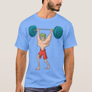 Barbell Weight Lifting T-Shirt