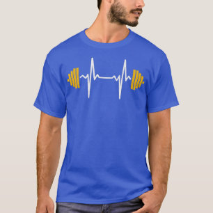 Barbell Weightlifting Heartbeat Bodybuilding 1 T-Shirt