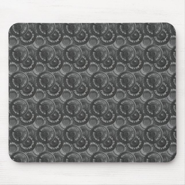 Barbells Mouse Mat (Front)