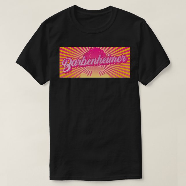 Barbenheimer Retro Mashup T-Shirt (Design Front)