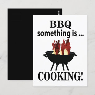 Barbeque Cook Chef Funny Bbq Postcard