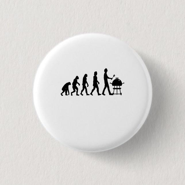 Barbeque Evolution 3 Cm Round Badge (Front)