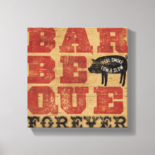 Barbeque Forever Canvas Print