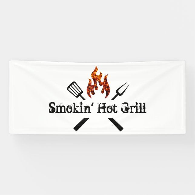 Barbeque Restaurant And Grill Business Banner (Horizontal)