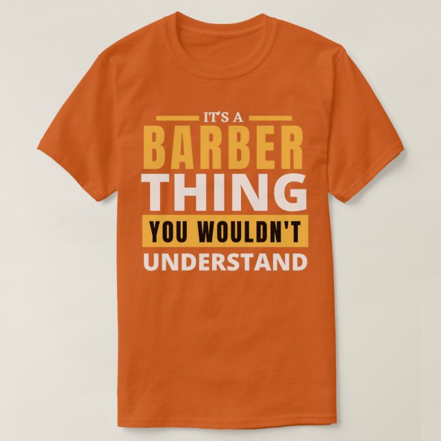 Barber 78 T-Shirt (Design Front)