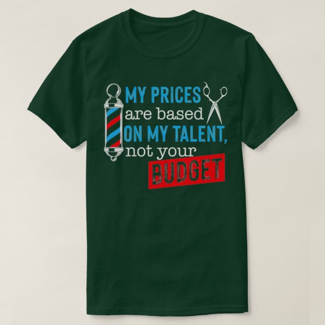 Barber Barber Shop T-Shirt (Design Front)