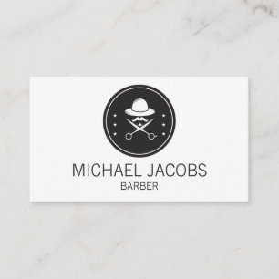 Barber Barbershop Hair Stylist Beard Business Card