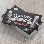 Barber Barbershop Hair Stylist Vintage Chalkboard Business Card<br><div class="desc">Barber Barbershop Hair Stylist Vintage Chalkboard Business Cards.</div>